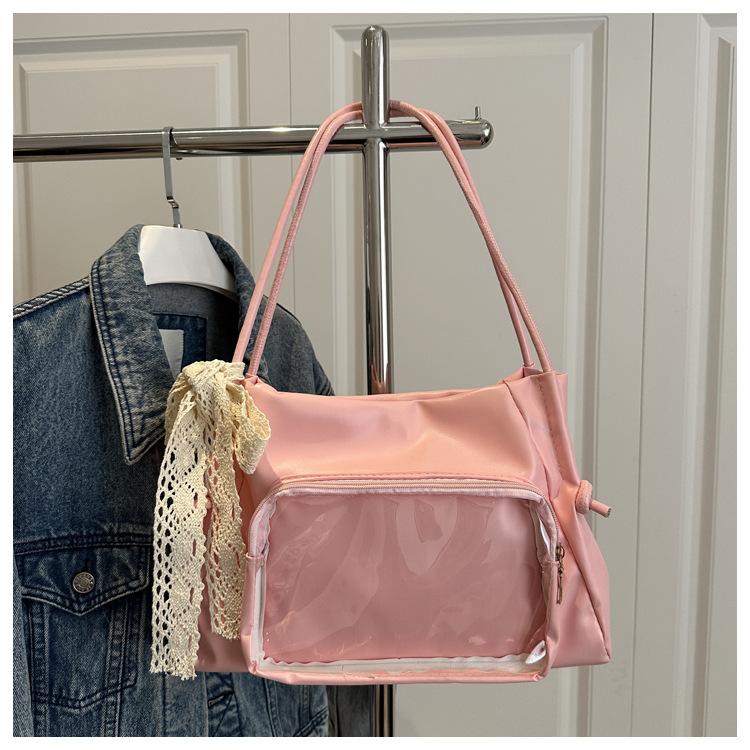 Trendy osobnost roztomilá bolestivá taška velká kapacita nová průhledná crossbody taška přes rameno tote bag ženy