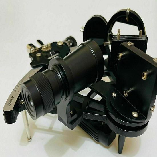 Nautisch Messing Zwart Tamaya Sextant Werkend Navigatie Volledig Functionele Sextant Cadeauartikel