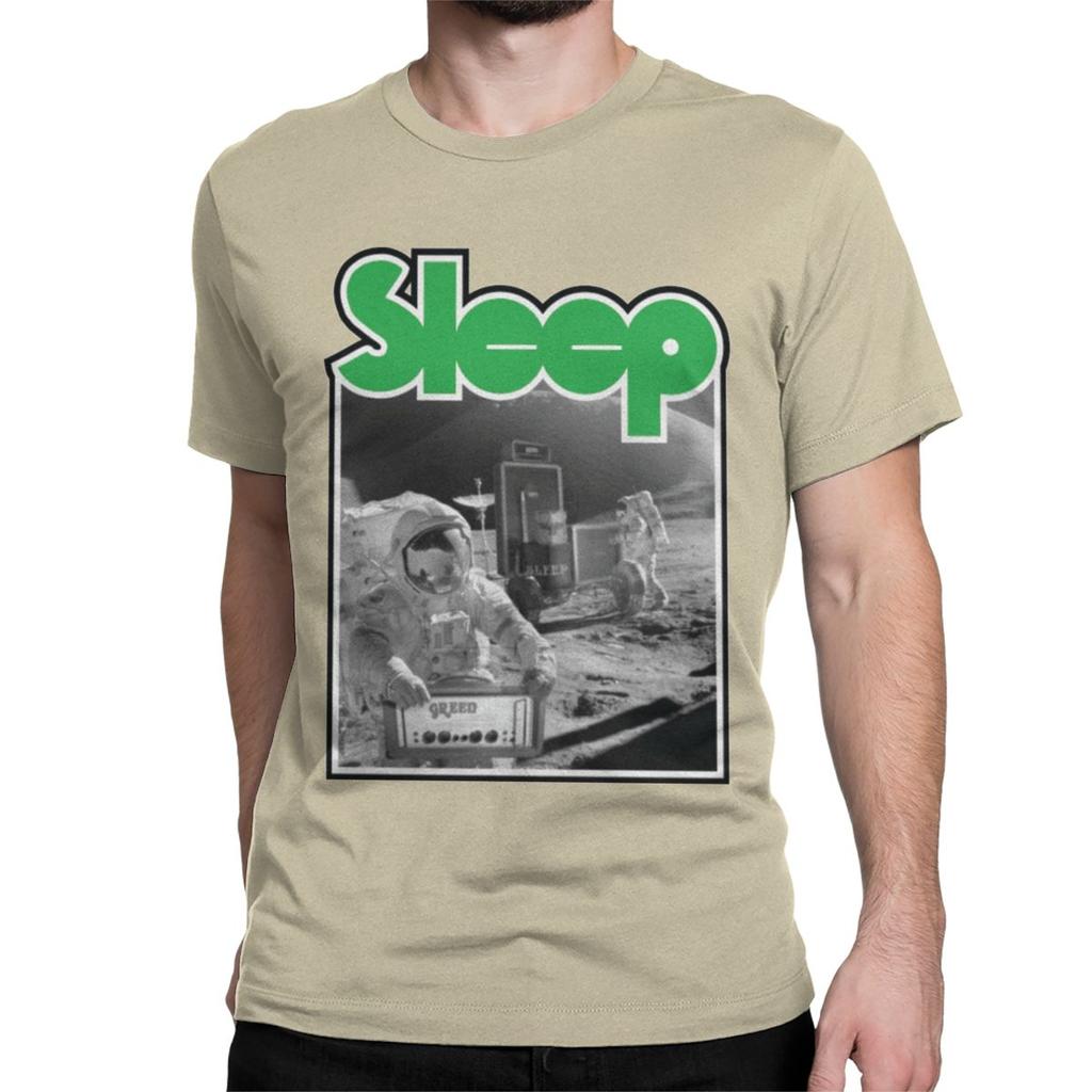 Sleep Doom Death Band Rock Metal Men Women T Shirt Sleep Stoner Funny Tee Shirt Short Sleeve Round Neck T-Shirt Cotton 6XL Tops