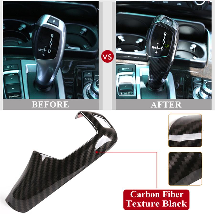 Cubierta de Palanca de Cambios Estilo Fibra de Carbono Para BMW F20 F22 F30 F32 F10 F12 X3 X4 X5 X6
