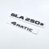3D Chrome Black GLA250e 4Matic ABS Letters Emblem Car Rear Trunk Logo Sticker for Mercedes Benz X156 X253 AC1