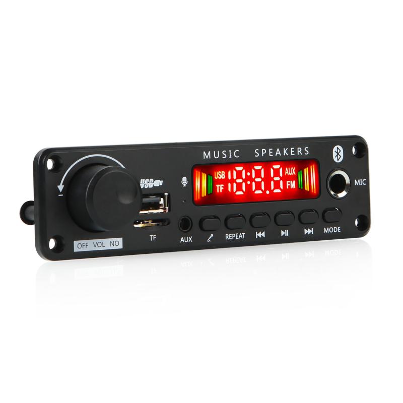 1 Sada Bluetooth 5.0 Přehrávač MP3 Dekodér Deska FM Rádio TF USB 6.5mm Aux Modul 50W Zesilovač Bluetooth Přijímač Auto Kit Audio