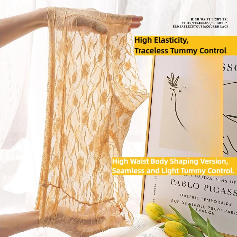 1Piece/3Pcs Middle Waist Women's Panties, Sheer Lace Women‘s Underwear, Comfortable Underpants