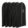 Astro Gusseted Suit Protects Against and Ideal for Storing Thick Garments or Formal Wear Where Silhouette Is Covers, Black, 5-Pack. Moisture, Dust,