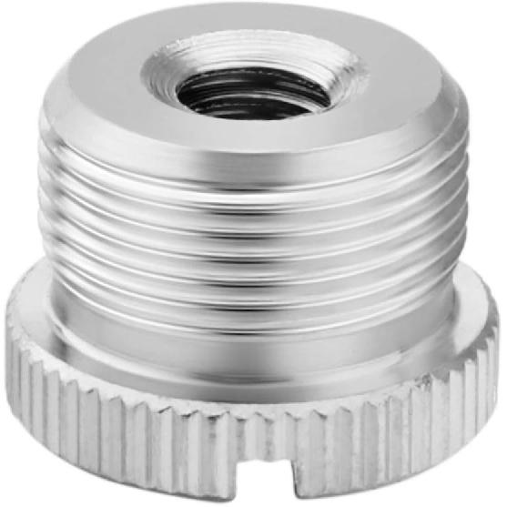 1/4 to 5/8 Adapter, 1/4"-20 Female to 5/8"-27 Male Screw Thread Adapter for Camera Monitor Microphone Stand - 2 Pack