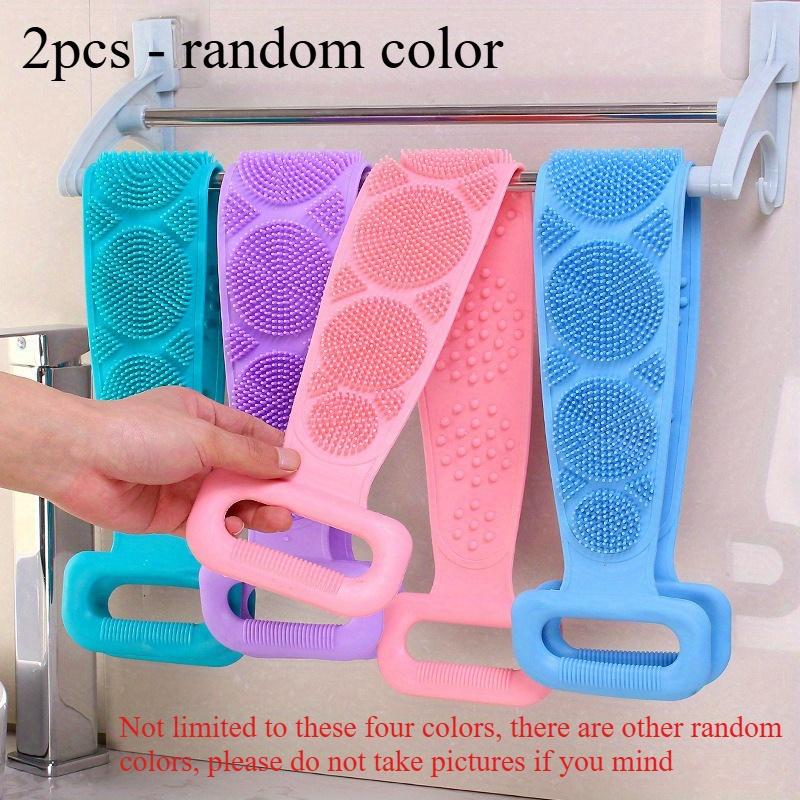 Silicone Shower Towel - Body Brushes | Unisex Bath Towels | Rubbing Back Shower Belt, Long Back Clean Brushes | Shower Specific.