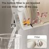 2.3L Cold Kettle Drink Dispenser with Spigot Leakproof Sealed Fruit Infuser Beverage Container for Fridge Seal Filter Faucet Outdoor Use