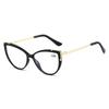 Neue Vintage Cat Eye Lesebrille Unisex Ultraleichter Metallrahmen Blaulichtfilter Presbyopie Brille Damen Beliebte Brillen