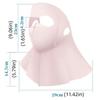 Thin Summer Full-Face Sunscreen Veil Anti UV UPF 50+ Ice Silk Face Cover Breathable Outdoor Neck Wrap Cover Unisex