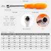 Wrench Nut Shank Drill Bit Screwdriver Socket Socket Wrench 190-200mm 5/5.5/6/7/8/9/10mm Carbon Steel Durablew