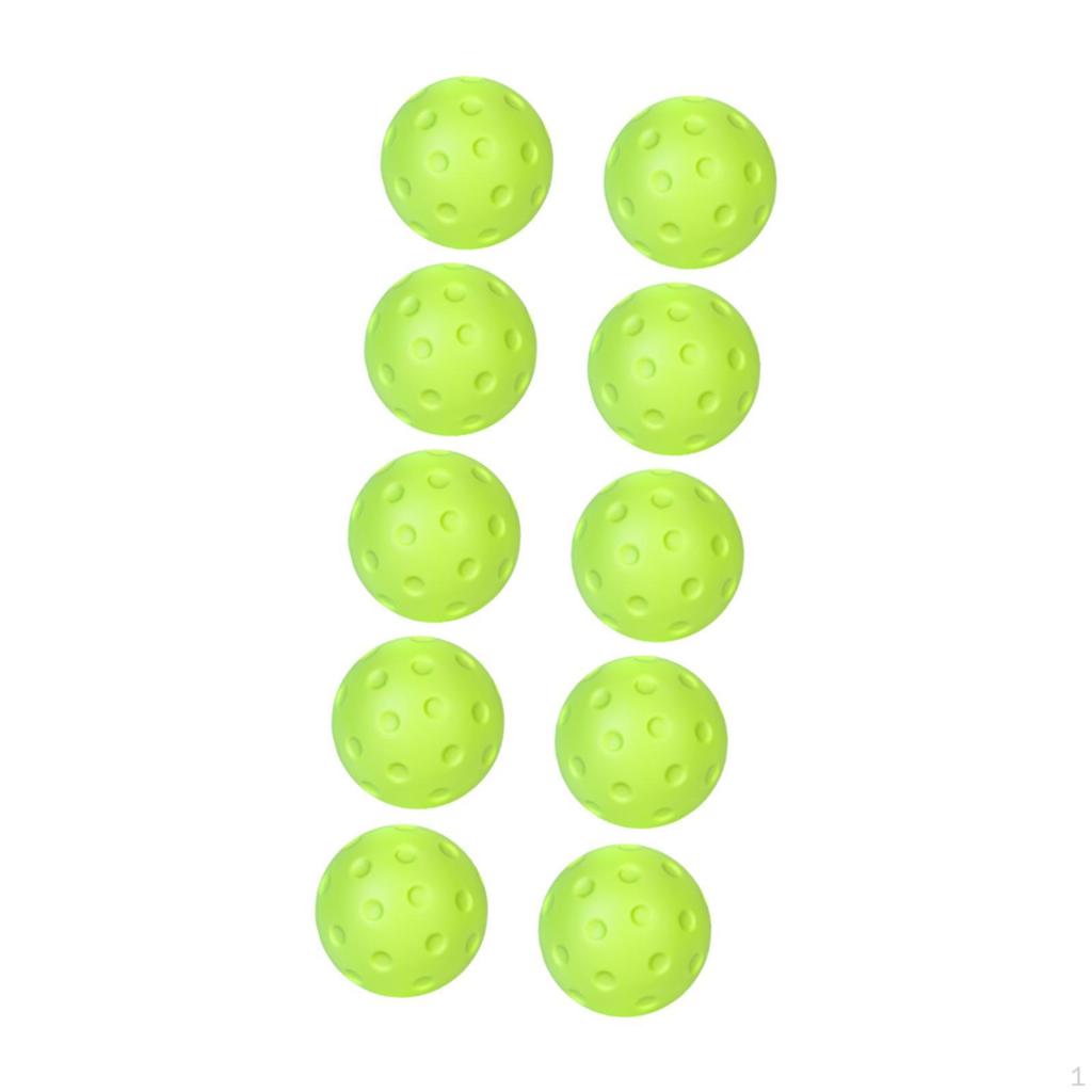 10 Count Foam Balls for Pickleball Fun