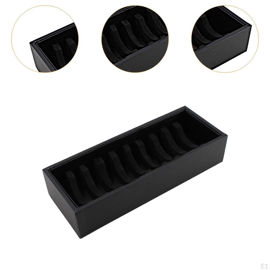 10 Grids Bangle Organizer Jewelry Tray Rectangle Bracelet Storage No Lid for