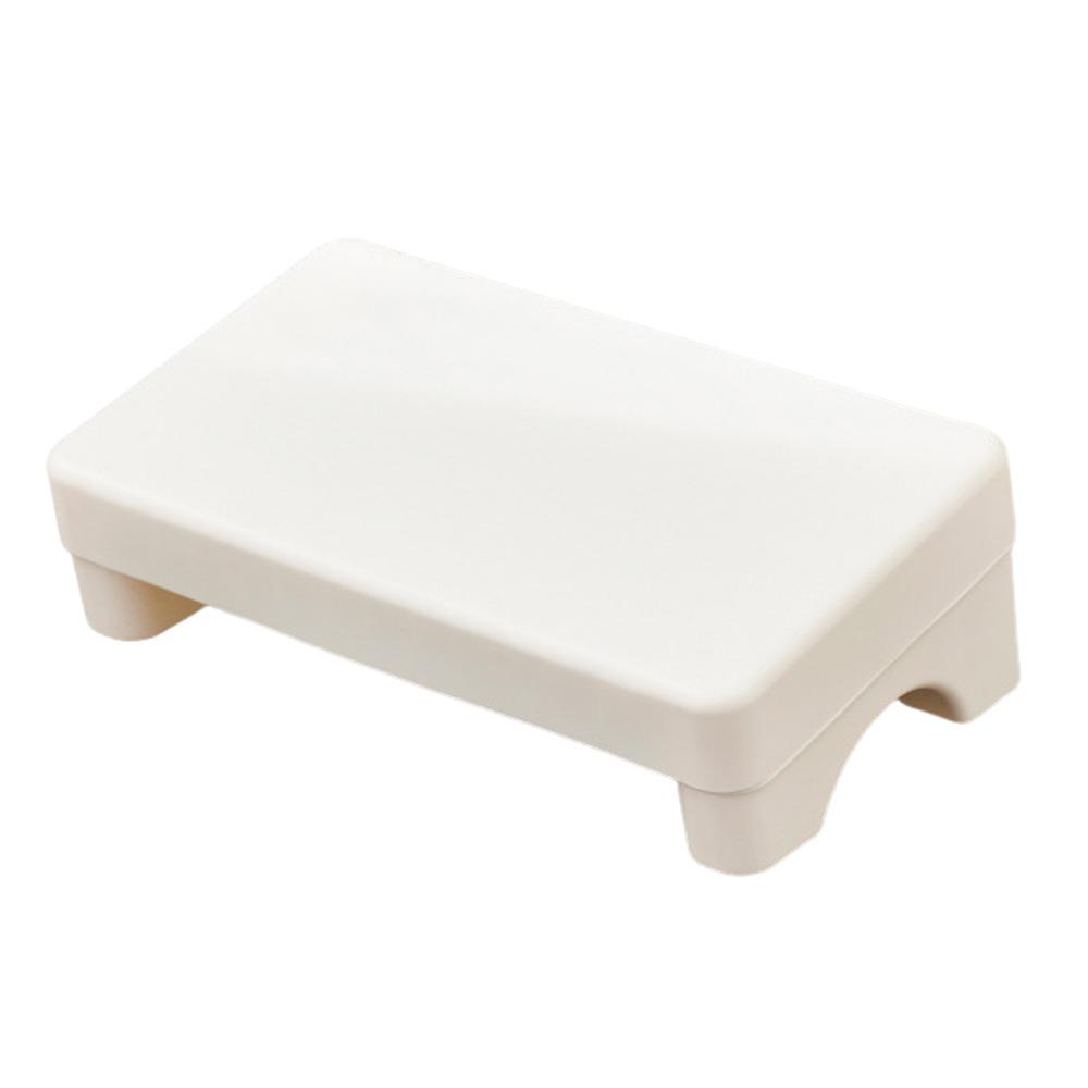 Stable Ergonomic Foot Rest for Under Desk Oblique PP Foot Stool Enhanced Circulation Improve Comfort Foot Rest Office Use белый