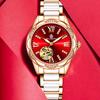 ORKINA Damen Luxus Automatische Mechanische Uhr Elegante Roségold Edelstahl Wasserdichte Armbanduhr Damenuhr