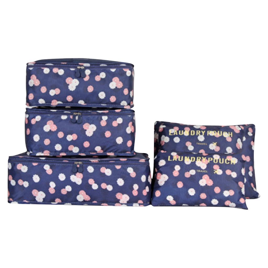 Suitcase Organiser Travel Clothes Bags, Pack Of 6 Storage Bag