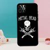 Punk Rock Phone Case For iPhone 17 Air 16 15 14 12 11 13 Pro Max 12 13 mini 15 16 Plus 16e Cover Coque