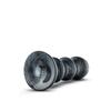 Bouchon anal - Black Jack - Jet Black - 7 pouces - PVC - Flexible