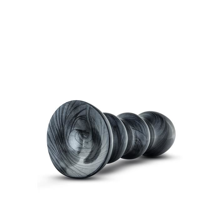 Bouchon anal - Black Jack - Jet Black - 7 pouces - PVC - Flexible