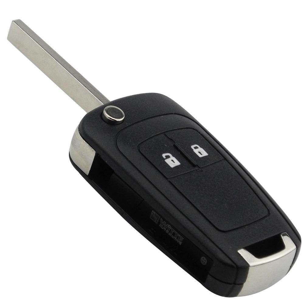 Jingyuqin 10 Stück/Los 2/3/5 Tasten Fernbedienung Hülle Schlüsselanhänger Klappschlüssel Schale Für Chevrolet Lova Sail Aveo Cruze Malibu Ersatz