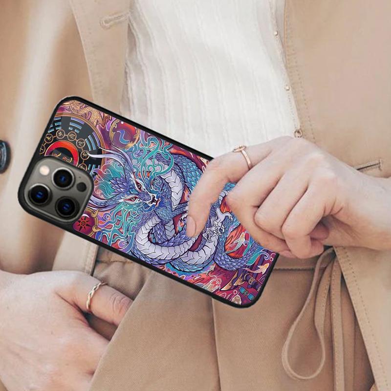 Asian Chinese Dragon Magnetic Phone Case For APPLE iPhone 17 Air 16 14 13 12 Pro Max 15 Plus Wireless Charge With MagSafe Cover