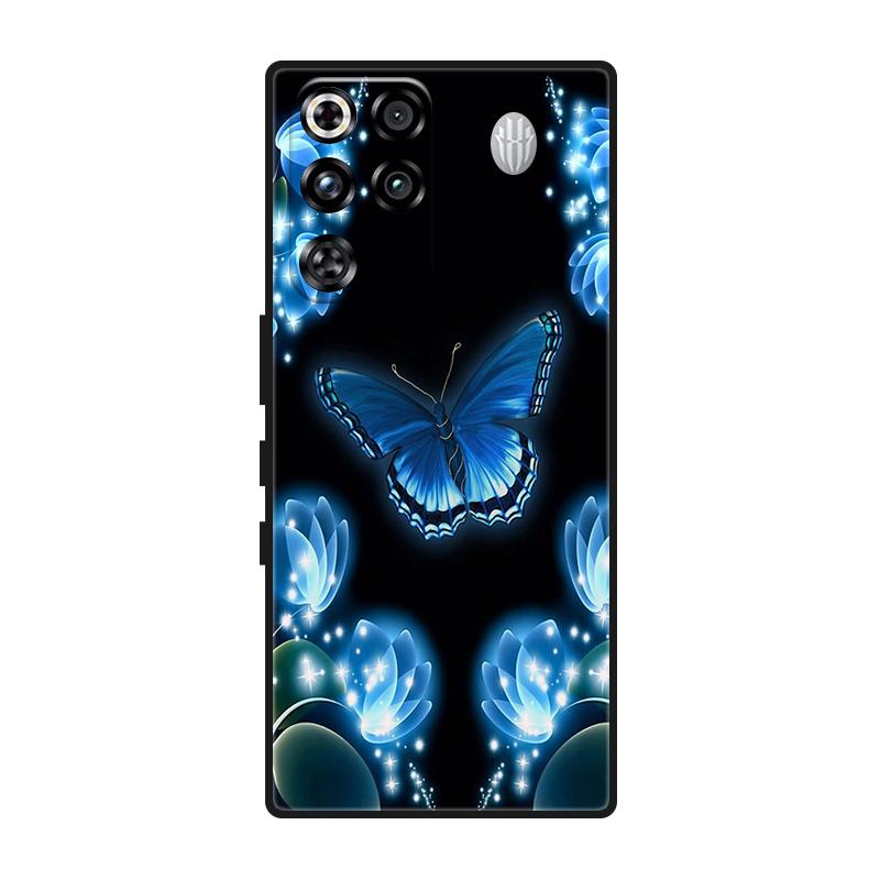Case For Nubia Red Magic 11 Pro Plus Case Cool Silicone Protective Cover for Red Magic 11 Pro+ 5G Bumper Fundas Black Coque