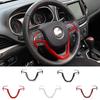 Car Steering Wheel Molding Frame Decor Cover for Jeep Cherokee 2014+ Accessories