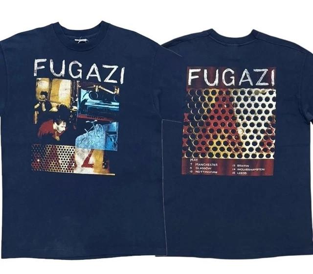Fugazi UK Tour T-shirt 2 sided Navy Unisex T-Shirt XL