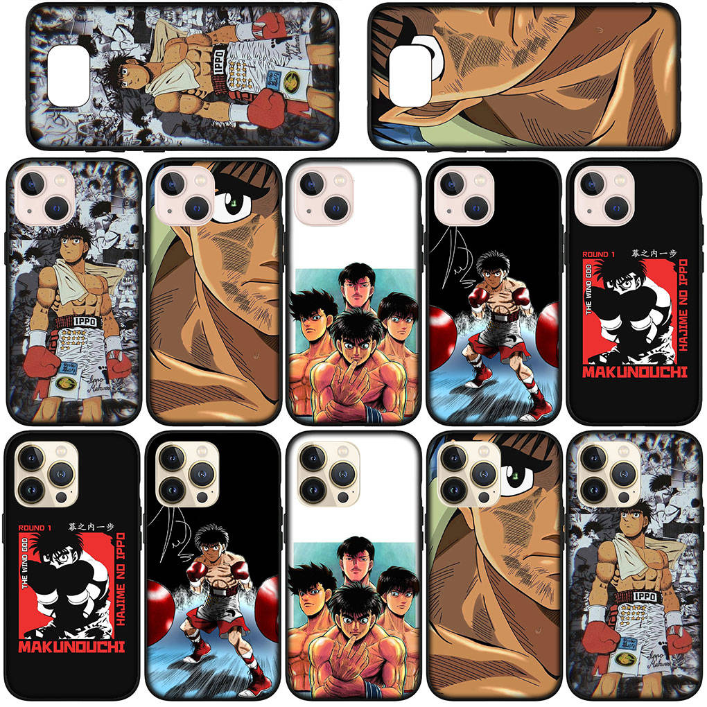 Phone Case for Samsung Galaxy S25 S24 S23 iPhone 16 15 Xiaomi Redmi Note 14 13 12 16E X 11 Pro Max OPPO Moto Huawei A05 A16 Anime Hajime No Ippo Cover
