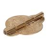 2pcs Brass Small Brass Hinge Copper Embossing Folding Hinge Vintage Antique Hinge  Drawer