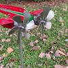 Airplane Windmill Weather Resistant Rotatable Easy To Assemble Wind Powered Exquisite Workmanship Metal Garden Wind Spinner Weathervane Lawn Decor