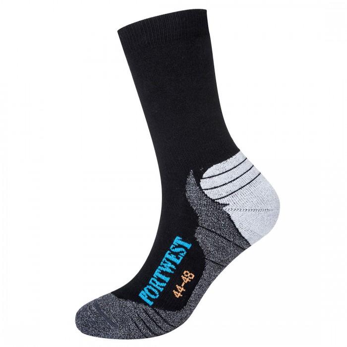 

Portwest Unisex Adult Bamboo Hiking Socks 6 UK-9 UK чорний