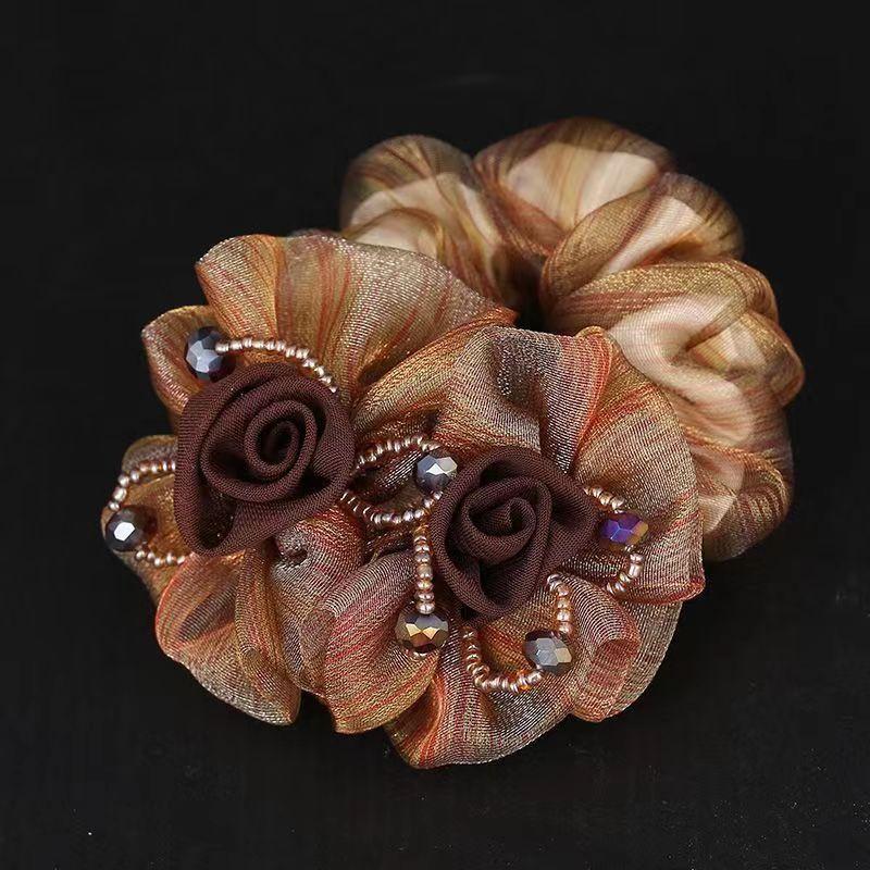 

Женский летний стиль винтажный ретро-цветочный стильный нерегулярный головной убор94