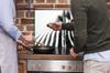 2x GLASS PROTECTIVE PLATE FOR STOVE 40x52 ZEBRA
