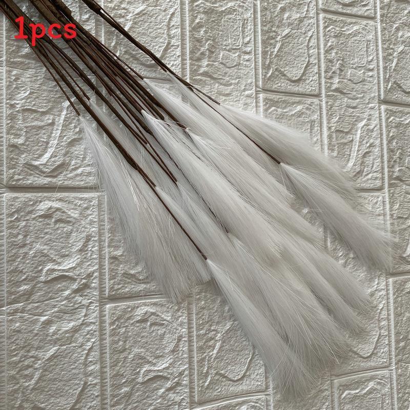 

Nordic Ins Style Artificial Reeds Pampas Grass Wedding Photography Prop White