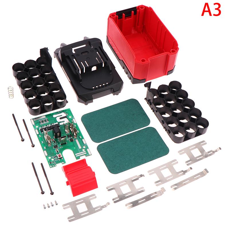 5/10/15*18650 21V 100A Power Tool Accessories Li-Ion Battery Case For Mak Bms Box Charging Pcba Holder Led Power Display 4Mos