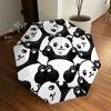 1pc Panda Cute Automatic Folding Umbrella, Heavy Duty 8 Rib Iron Frame,  Suitable for Travel, Daily Use, Birthday, Decor Gift  41