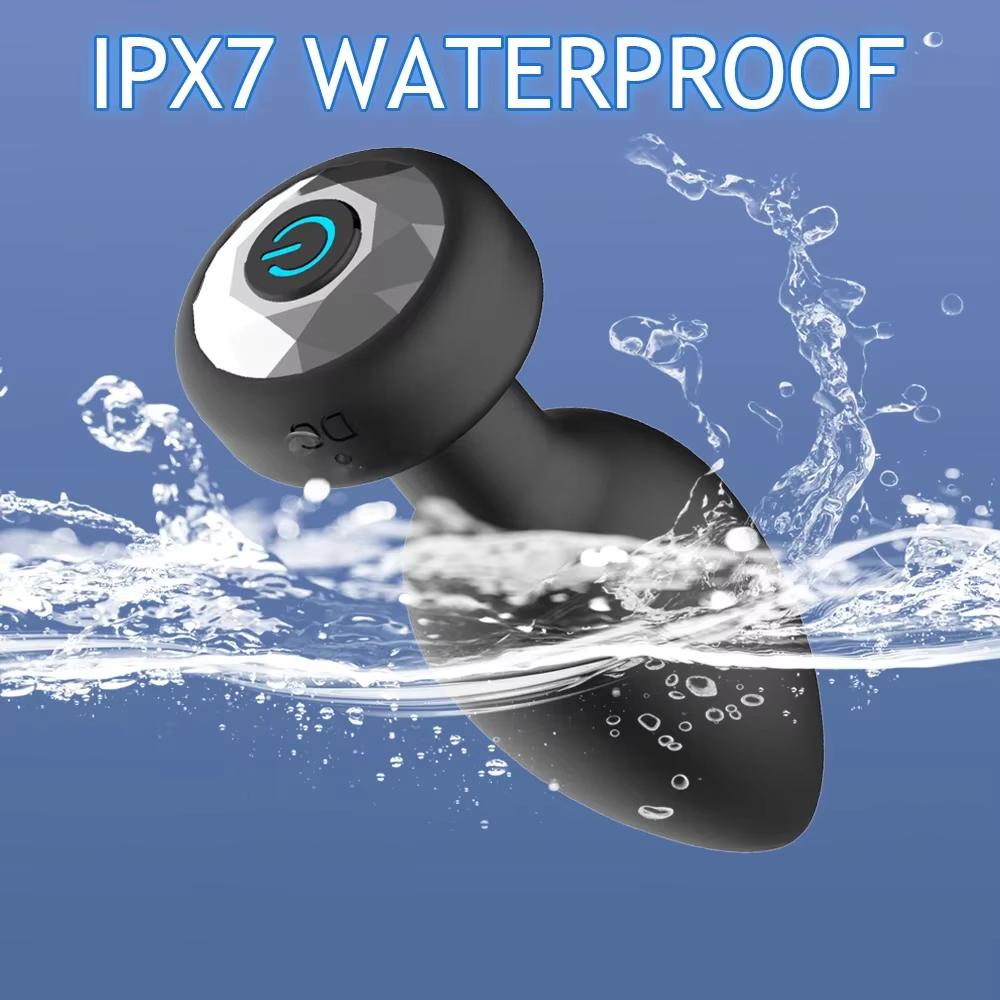 Portable Remote/APP Control Anal Vibrator Wireless Bluetooth Butt Plug Stimulator Male Prostate Massager Adult Sex Toys for Man Gay Game Anal Dilator