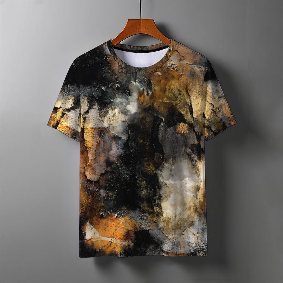 Abstract Art Graphics 3D Print T-Shirts Men's Women Short Sleeve T Shirt Oversized Tees Harajuku Y2k Tops Men Clothing