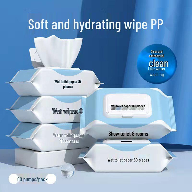 Baby & Child Safe Toilet Paper Wet Wipes for Household Hygiene
