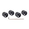 4pcs/set Metal Electric Guitar Volume Tone Control Knobs Buttons for Electric Guitar Bass Potentiometer 20x20x19mm
