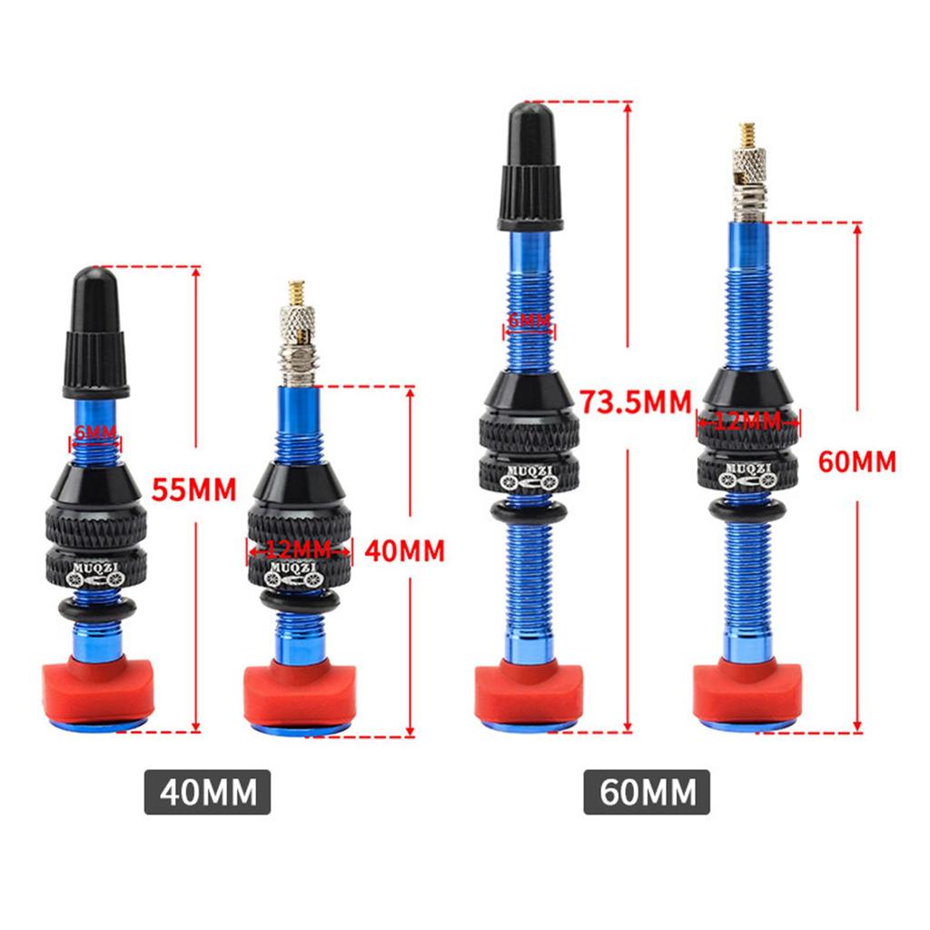 Tubeless Aluminum Alloy Valve Stem MTB Mountain Bike