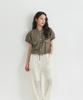 Peulleio Wide Fit Lace Pants _ Ivory