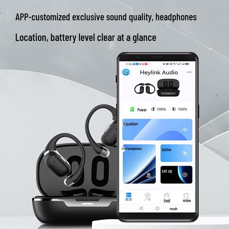 Newman TWS-Q9 Bone Conduction Bluetooth Sport Earbuds