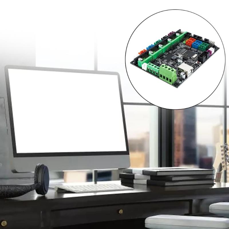 MKS GEN-L 2.1 Motherboard-Steuertür Kompatibel mit RAMPS Open Source Marlin für 3D-Drucker ohne Laufwerksplatine