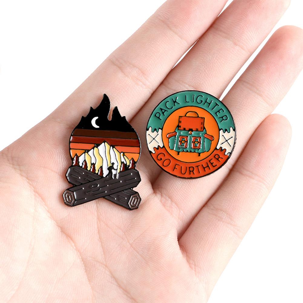 Air Tickets Enamel Pin Cartoon Explore Adventure Awaits Brooch Badge For Lapel Shirt Bag Jewelry Gift For Friends