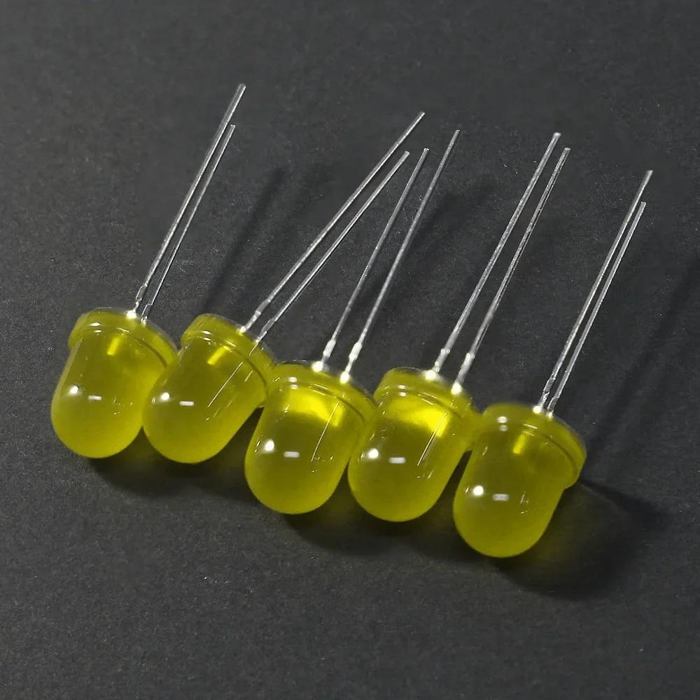 20 buc/50 buc Diode LED 8MM F8 Kit asortat Roșu Verde Albastru Galben Alb Diode emițătoare de lumină DIY