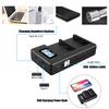 2 Slots Camera Battery Charger LCD Display Battery Charger for Sony NP-FZ100 NP-FW50 NP-FV100 NP-F960 NP-F970 Camera Batteries