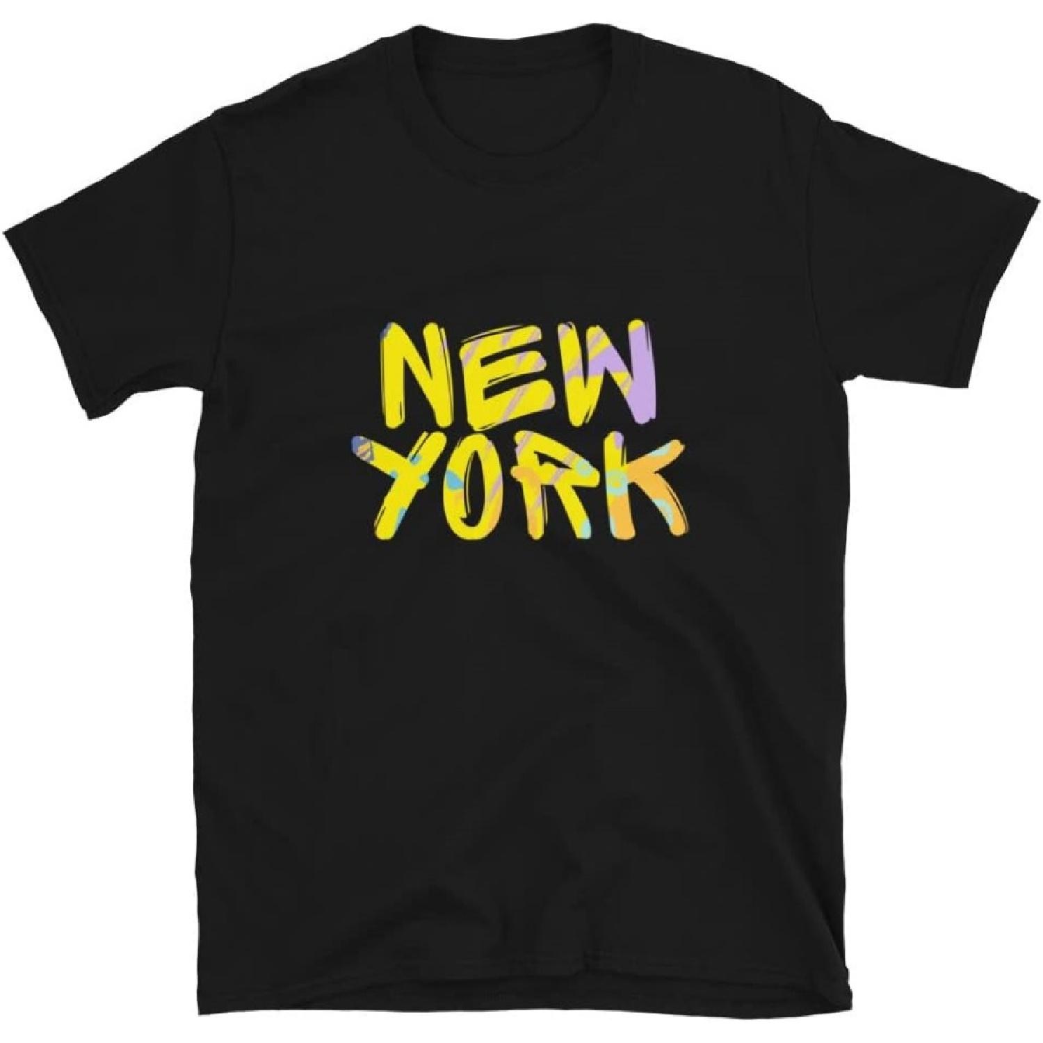 New York Bright Graffiti T-Shirt S
