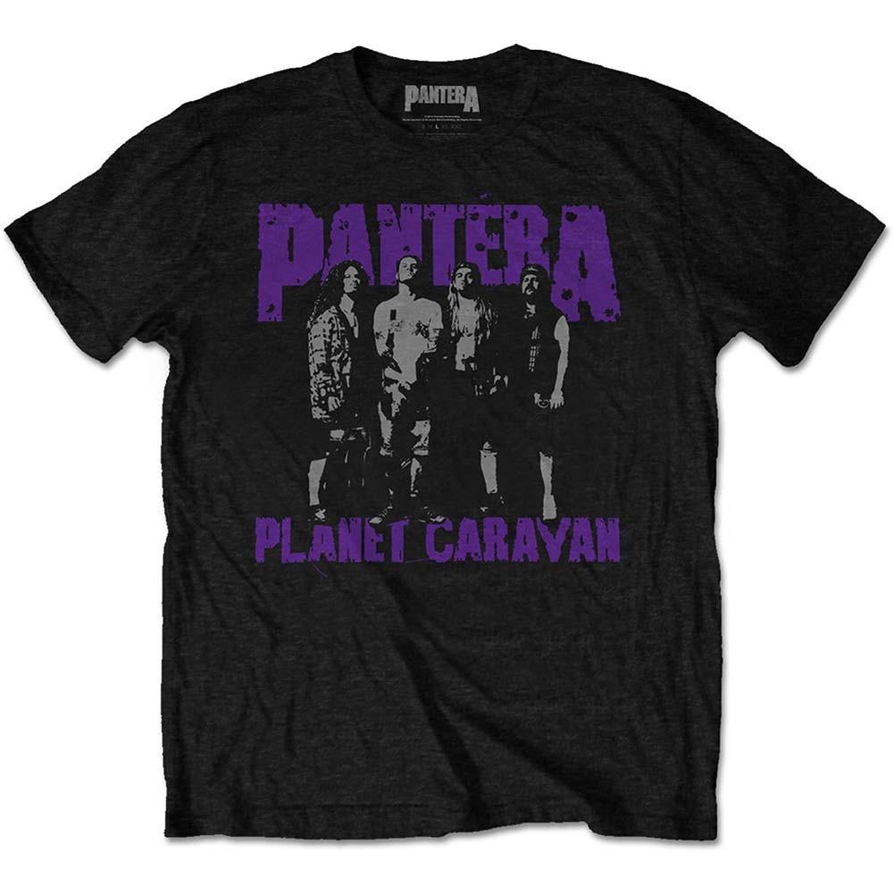 Men s Pantera Planet Caravan Slim Fit T-shirt Large Black XXXL