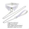 Gothic Rock Choker mit Anhängern und Ringen für Damen